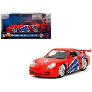 Porsche 911 GT3 RS (996) Red with Graphics "'s " 1/32 Diecast Car Model