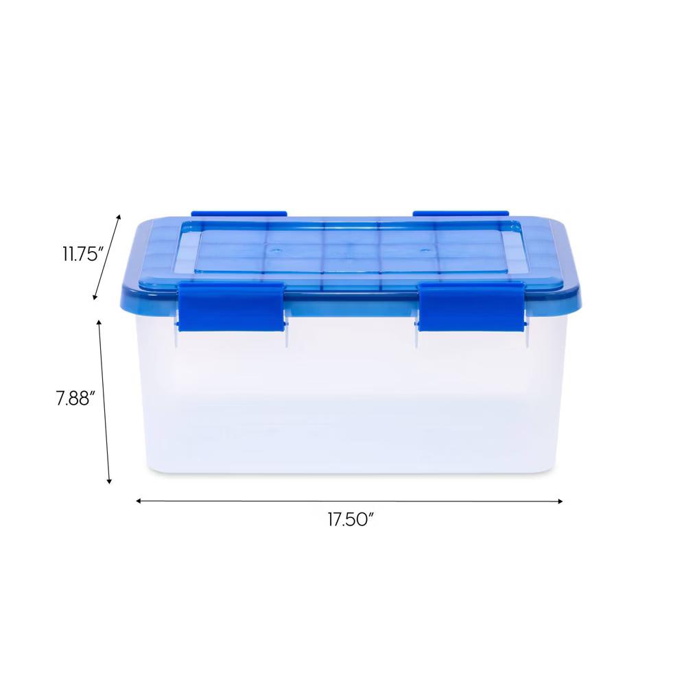 IRIS WeatherPro Plastic Storage Bin with Lid - Image 53