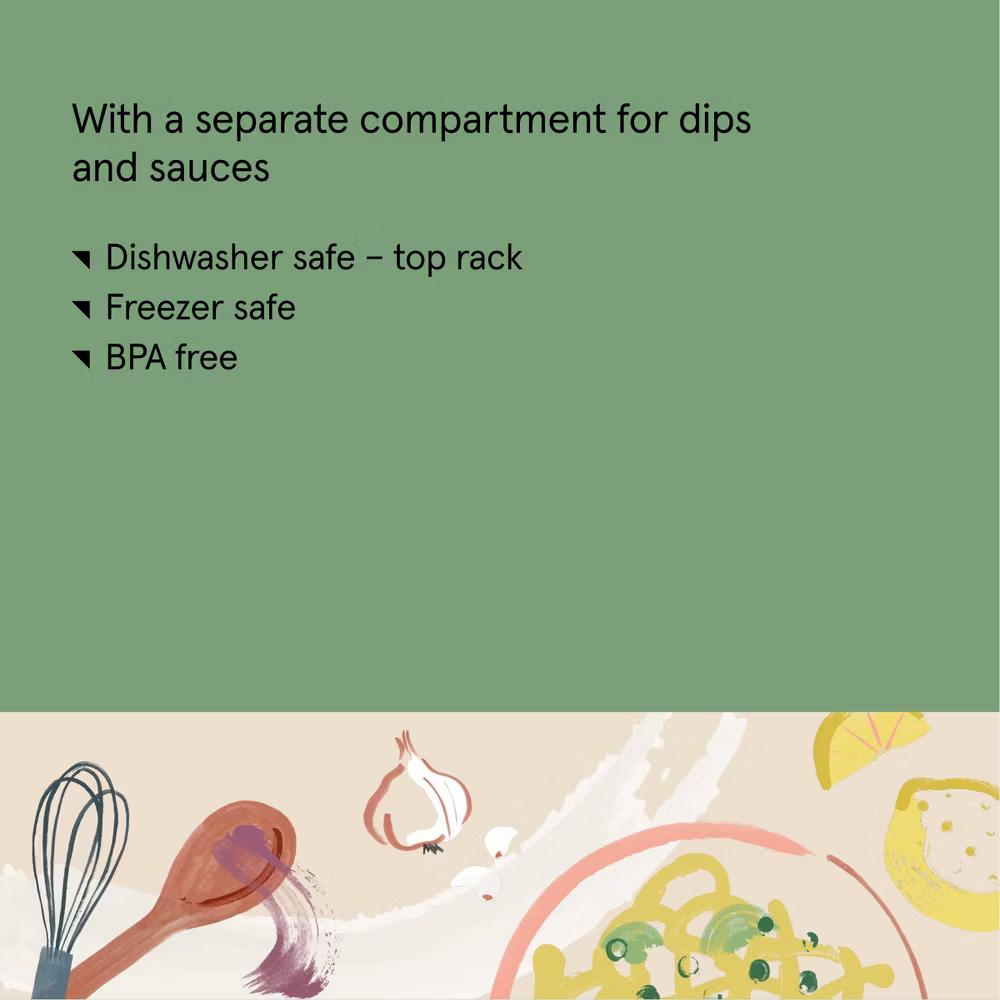 Snack and Dip Food Storage Container - Image 2