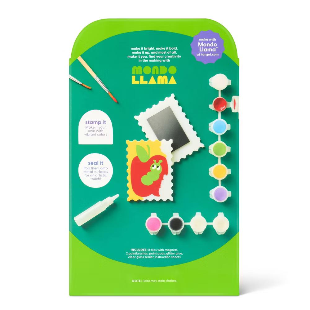 8ct Tile Magnets Painting Craft Kit - Image 3