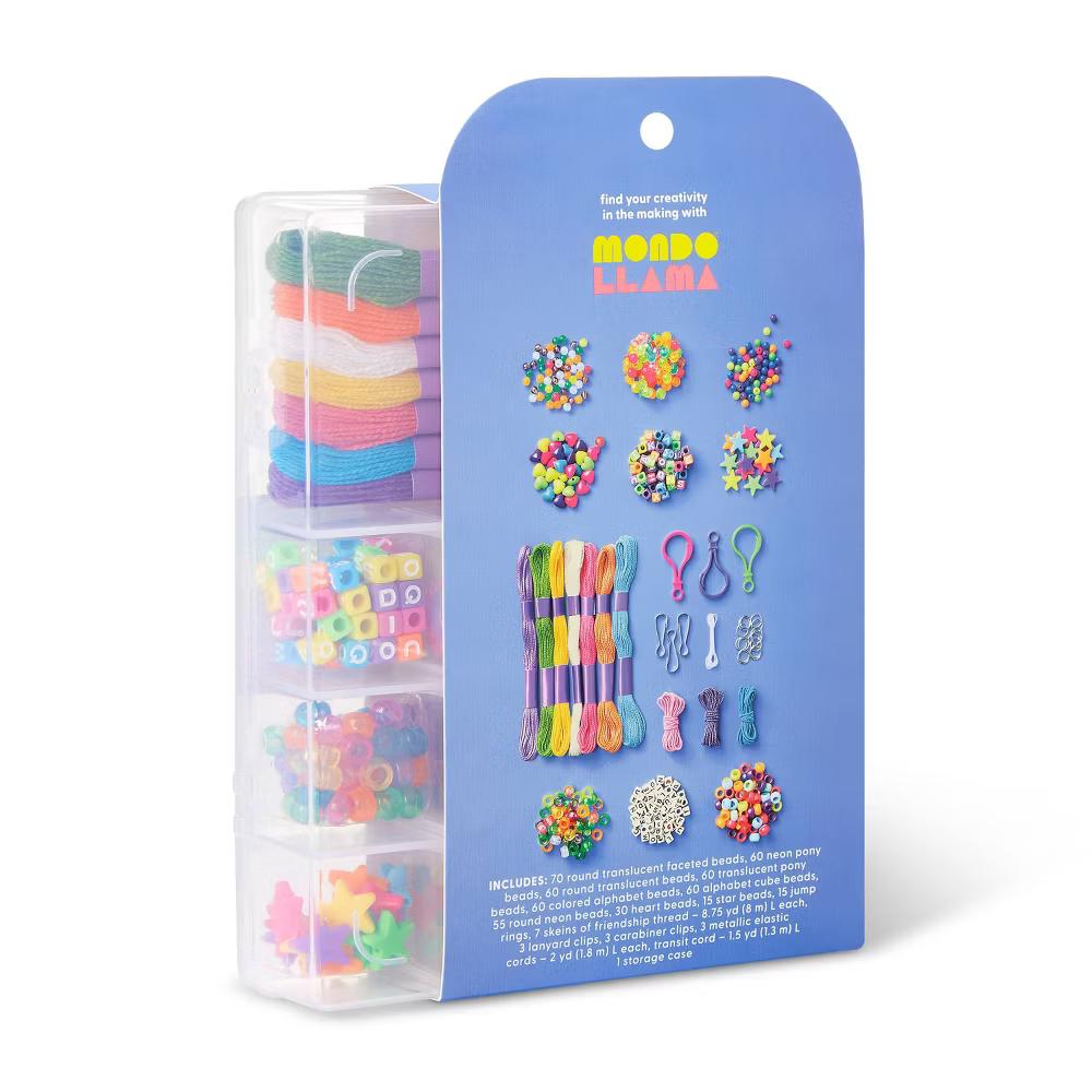 502pc String A Bling Jewelry Set - DIY Bead Kit for Bracelet Making & Friendship Bracelets - Image 3