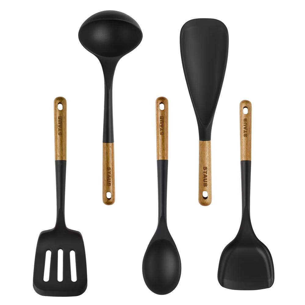 Staub Silicone with Wood Handle Cooking Utensil Sets - Image 8