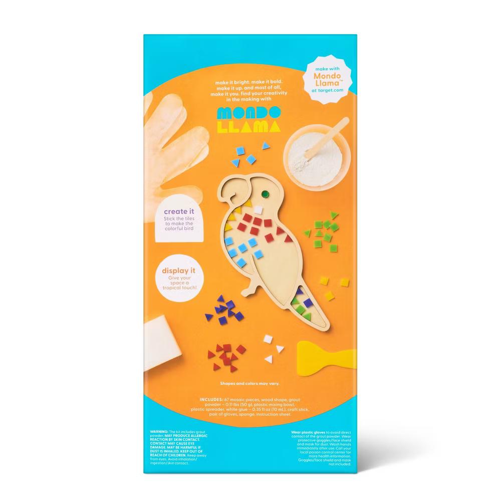 Summer Craft Mosaic Parrot Activity Kit - Image 2