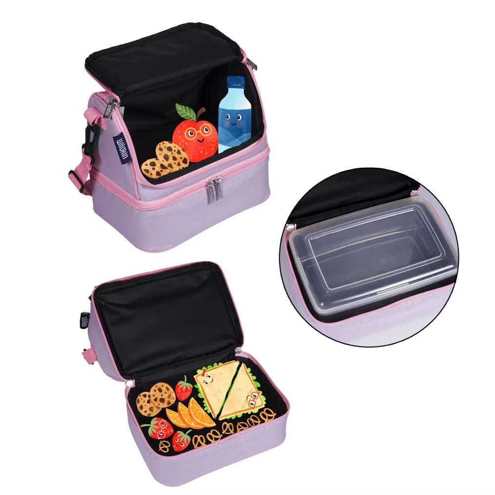 Wildkin Solid Two Compartment Kids Lunch Bag - Image 17