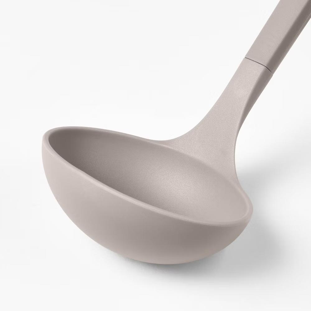 Soft Grip Nylon Ladle Slate Gray - Image 2