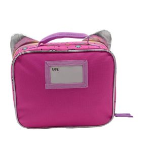 Kids' Square Lunch Box and Bag - Pink