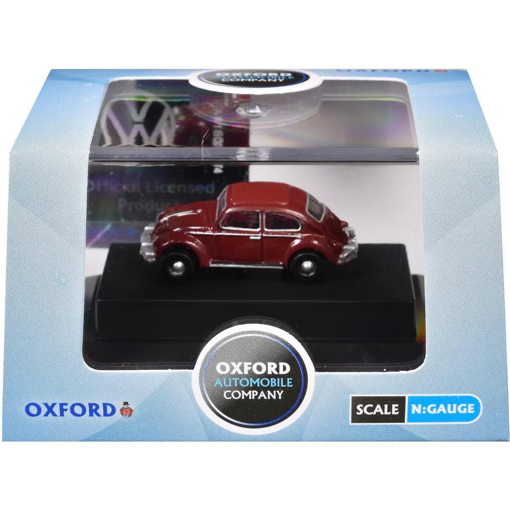 Volkswagen Beetle Ruby Red 1/148 (N) Scale Diecast Model Car - Image 3