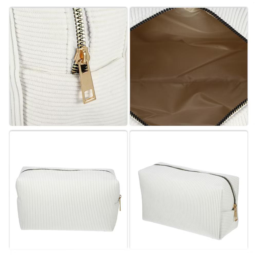 Durable Solid Color Cosmetic Bag 1 Pc - Image 23