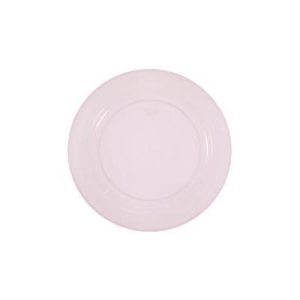 7 1/2" Premium Blush Disposable Plastic Dessert Plates - 25 Ct.