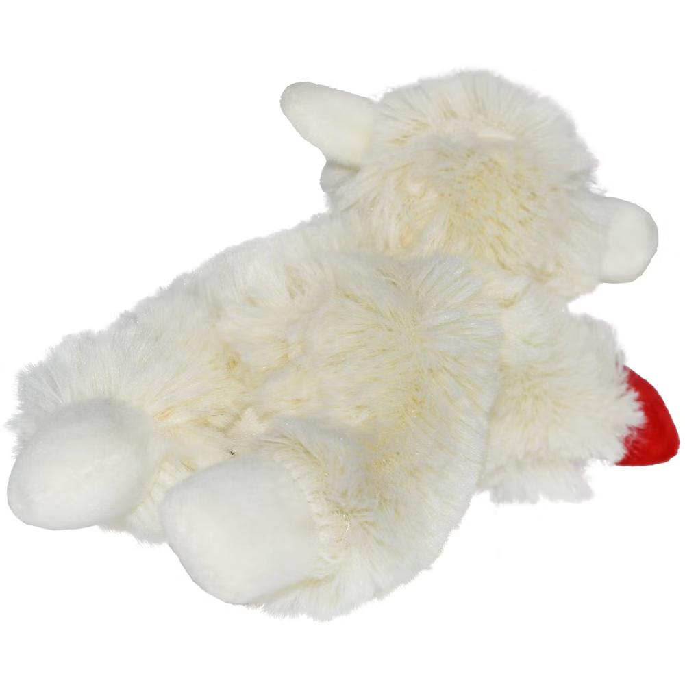 Mini Lamb Chop Dog Toy - 6": Squeaks, All Pet Lifestages - Image 5