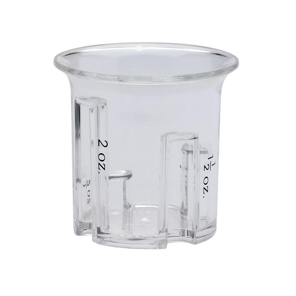 HIC Kitchen E-Z Step Acrylic Measuring Kitchen & Bar Jigger - 0.5oz to 2oz Measure Cup - Image 2