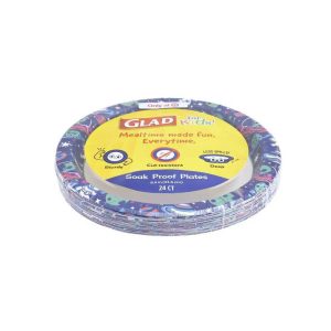 for kids' Space Alien Disposable Paper Plates 8.5" - 24ct