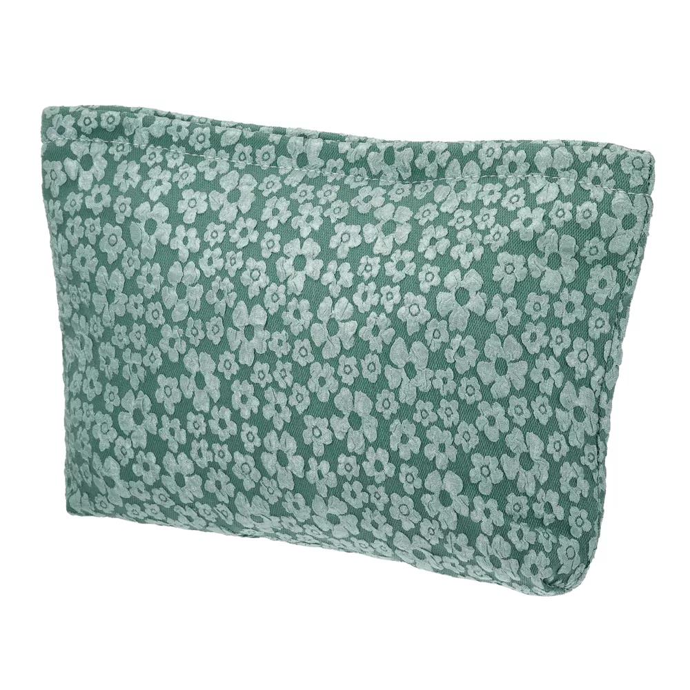 Portable Travel Floral Canvas Zipper-Closure Makeup Bag 1 Pc - Image 16