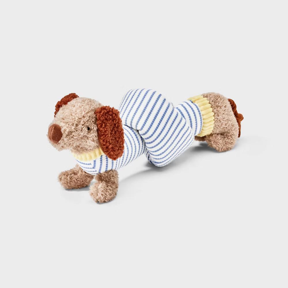 Knotting Plush Dog Toy - Squeaks, Tug And Cuddle, Medium/Small Breed Size