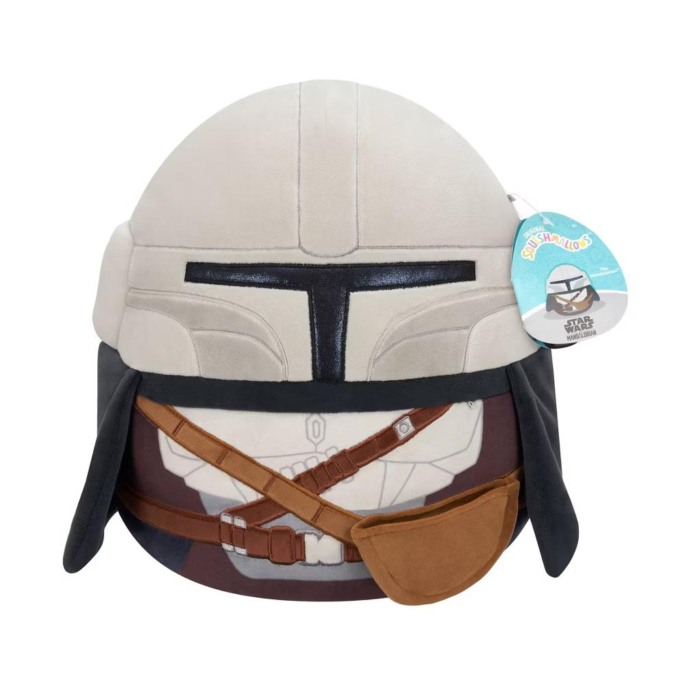 The Mandalorian 12" Mandalorian with 3.5" Grogu Medium Plush Toy - Image 26