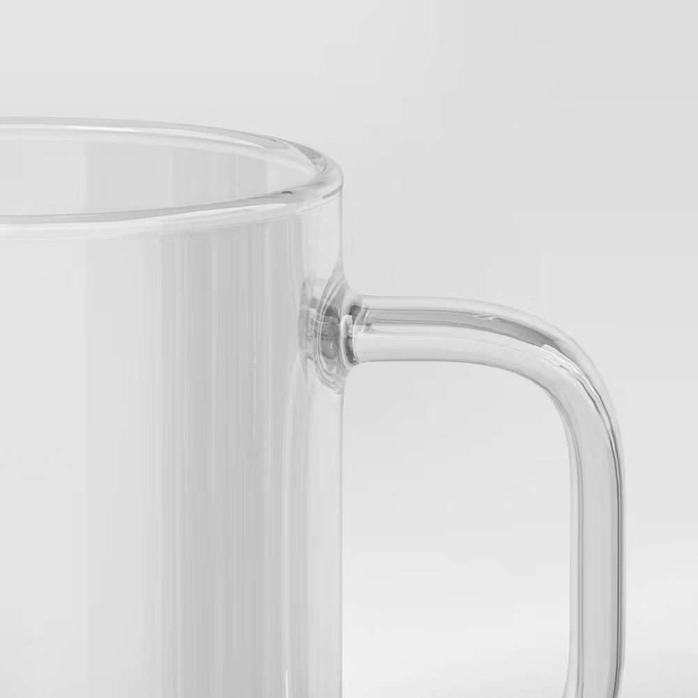 14oz Borosilicate Glass Mug - Image 2