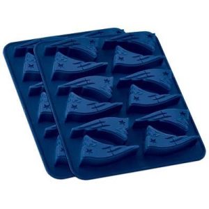 FanPans 2-Pack Team Ice Cube Trays - NFL New England Patriots