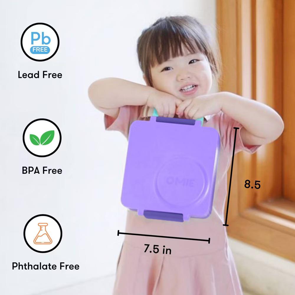 OMIEBox Insulated Bento Lunch Box with Leakproof Thermos Food Jar 3 Compartments - Image 59
