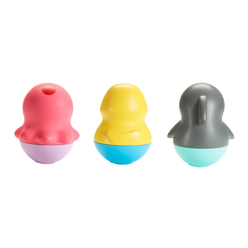Bath Bobbers Floating Mold-Free Marine Animal Tub Toys for Babies & Toddlers: BPA-Free, Fine Motor Skills Development - Image 4