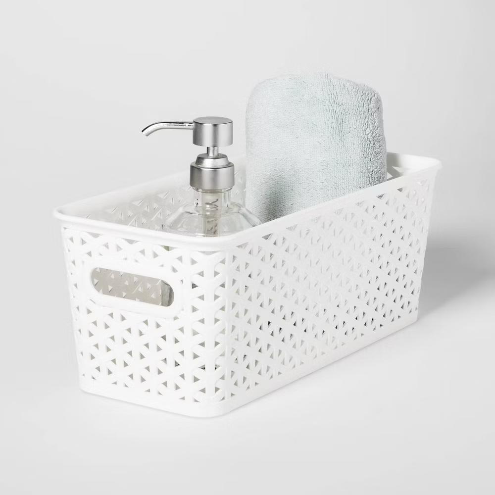 Y-Weave Half Medium Decorative Storage Basket - Image 17