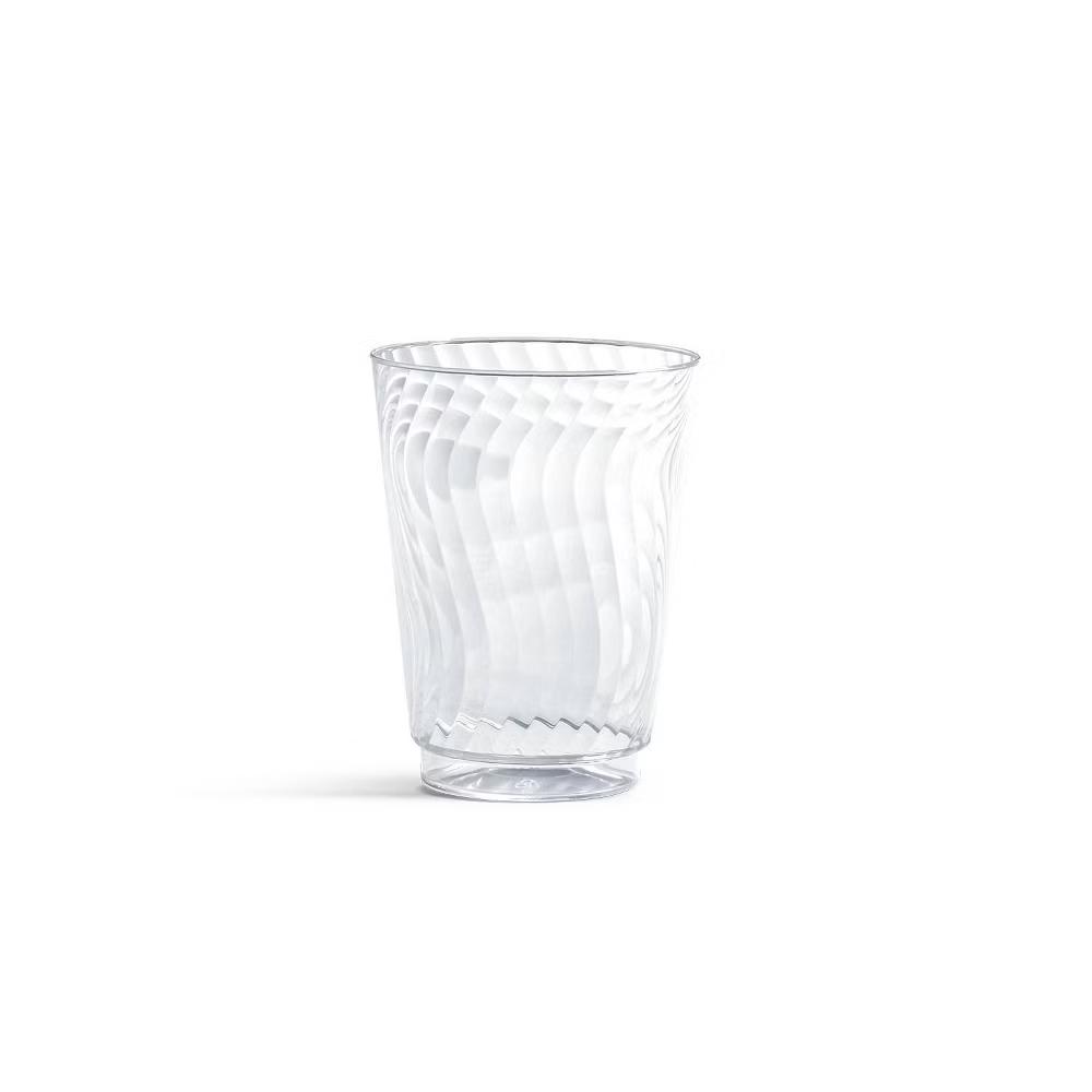Crystal Cup - 36ct/14oz: Solid Pattern, Disposable Drinkware