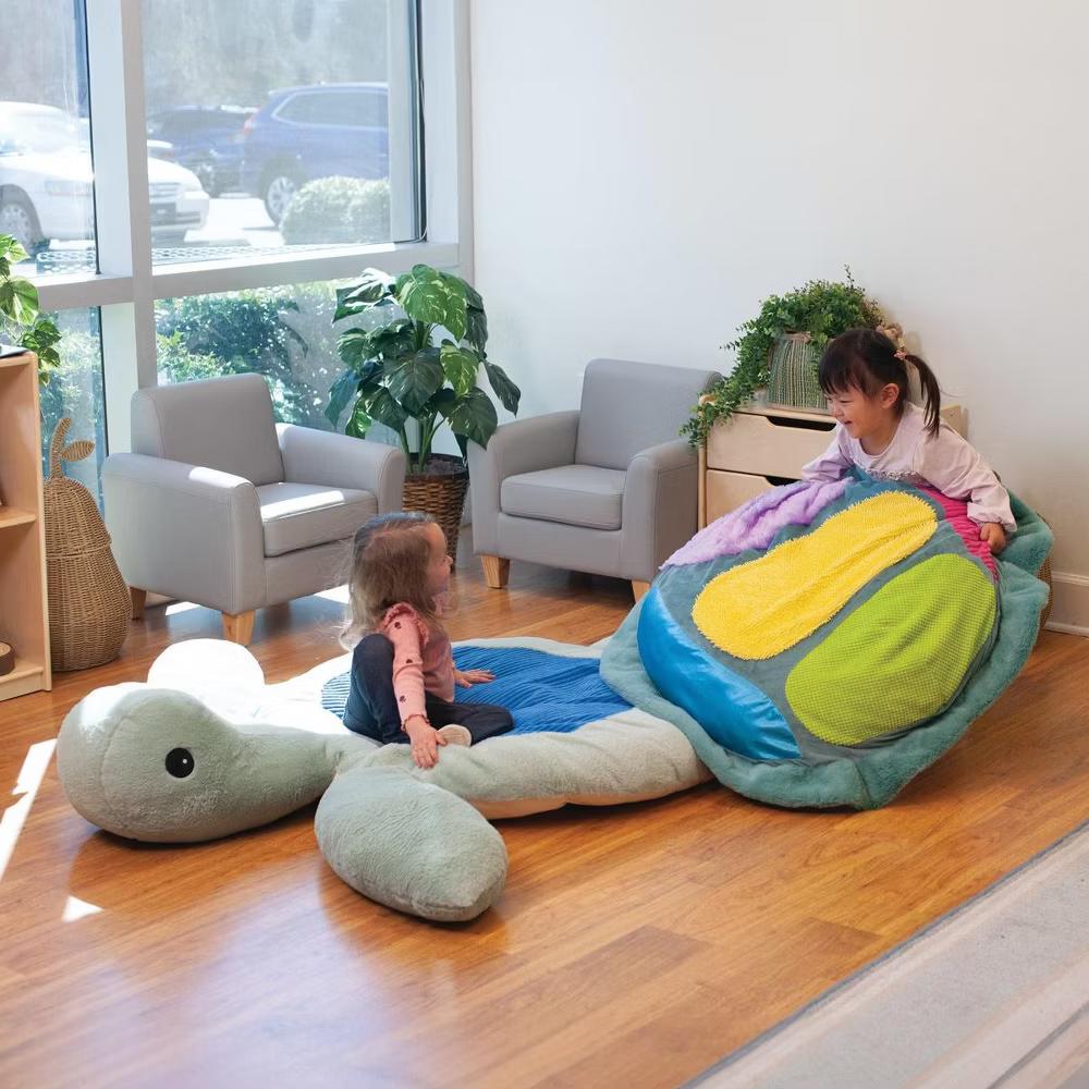 Myles & Me Sunny the Giant Sensory Sea Turtle Plush - Image 4