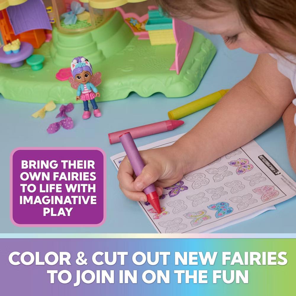Gabby's Dollhouse Fairylandia Flutter Magic Fairy Playset - Image 4