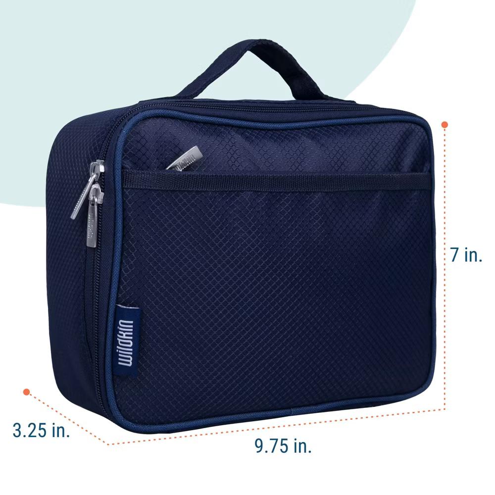 Wildkin Kids Insulated Lunch Box in Solid Colors – Durable and Reusable for School & Travel - Image 63