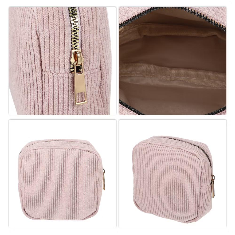 Portable Solid Color Cosmetic Bag 1 Pc - Image 17