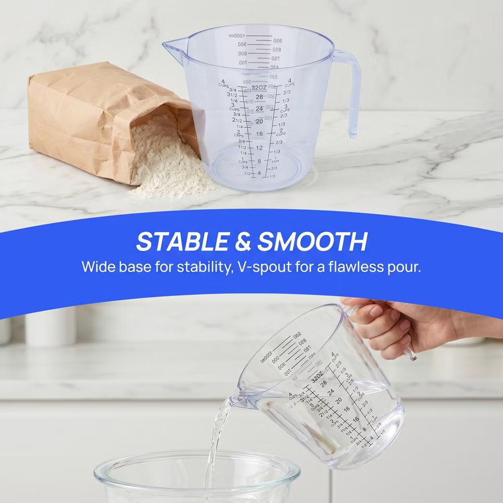 Measuring Cup, PS Material Measuring Cup with Clear Marks for Accurate Liquid Measurement - Image 5