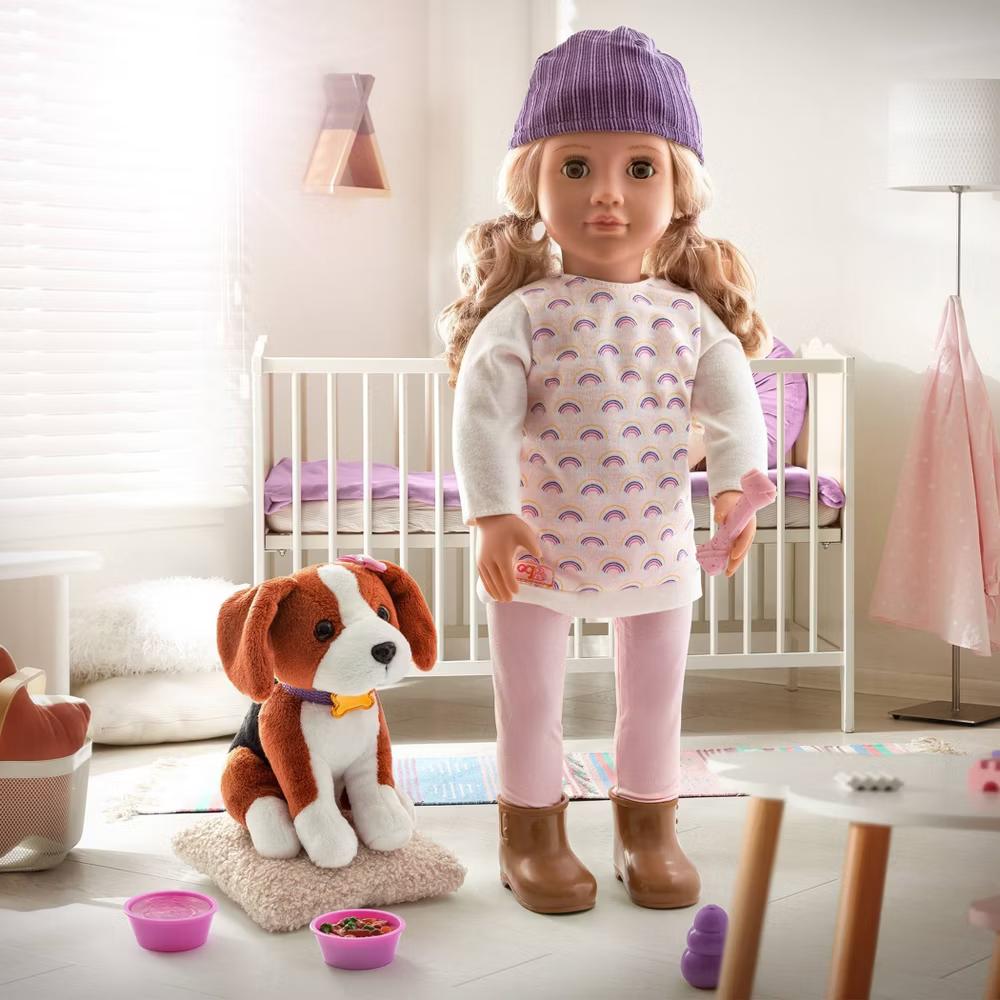 Ember & Elsie 18" Doll & Pet Set