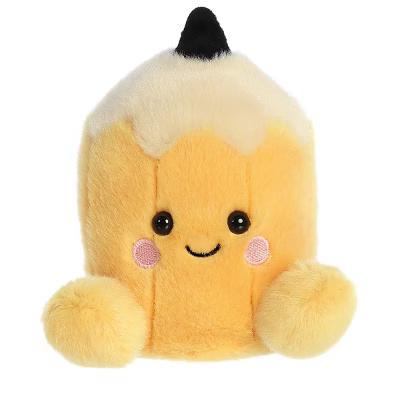 Mini Tike Pencil Palm Pals Adorable Stuffed Animal Yellow 5"