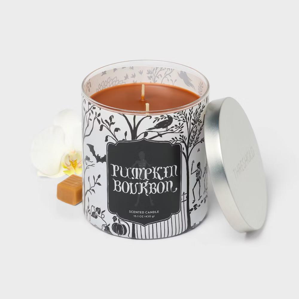 2 Wick Limited Edition Glass Halloween Jar Candle with Lid 15.1oz - Image 8