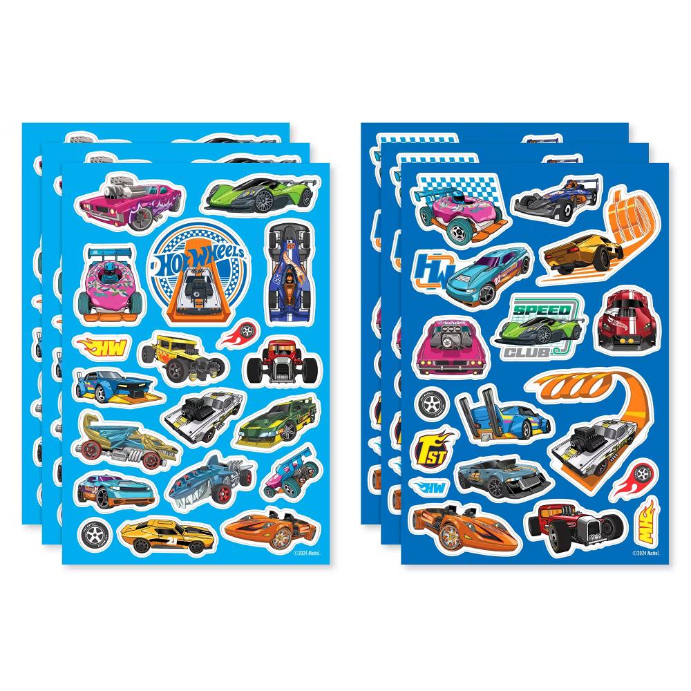 Sticker Variety Pack for Boys 108ct, 8 Sheets