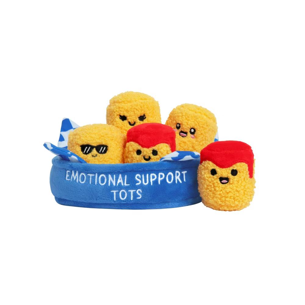 What Do You Meme? Emotional Support Tots, Food Themed Stuffed Animals - Image 2