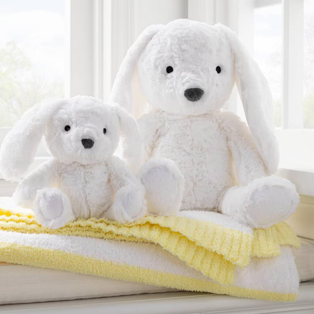 Bunny Plush Animal with Mini Plush Bunny Stuffed Animal Toy - 2pc - Farm Animals, 15 Inch Height, 300g Weight - Image 2