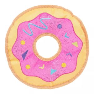 Doggy Bag Delivery Donut Dog Food Shaped Flying Disc Toy: All Sizes, Chew, Occupy, Cuddle, Chase