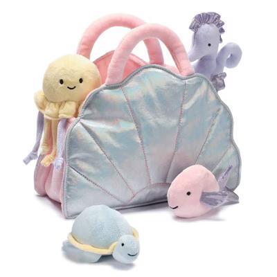 Interactive Aquatic/Sea Shell Plush with Stuffed Animal Toys - Image 4