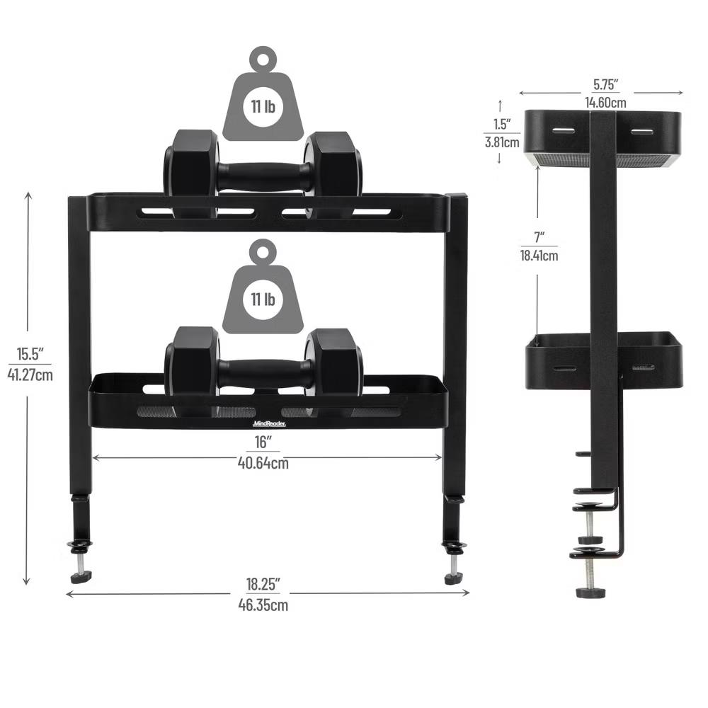Metal Desktop Shelving