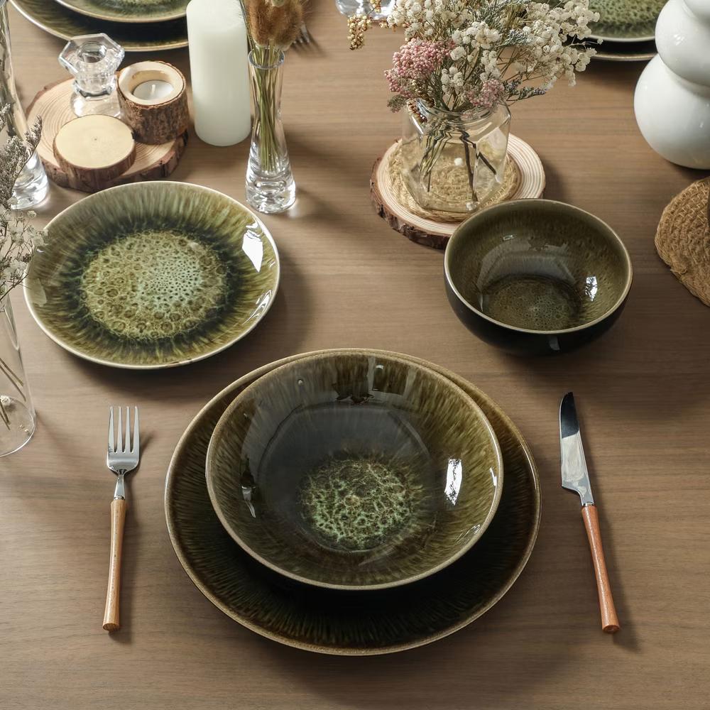 Riley 4-Piece Pasta Bowl Set Stoneware, Service for 4 - Image 2
