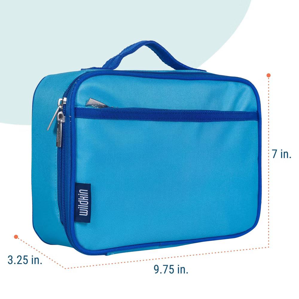 Wildkin Kids Insulated Lunch Box in Solid Colors – Durable and Reusable for School & Travel - Image 68