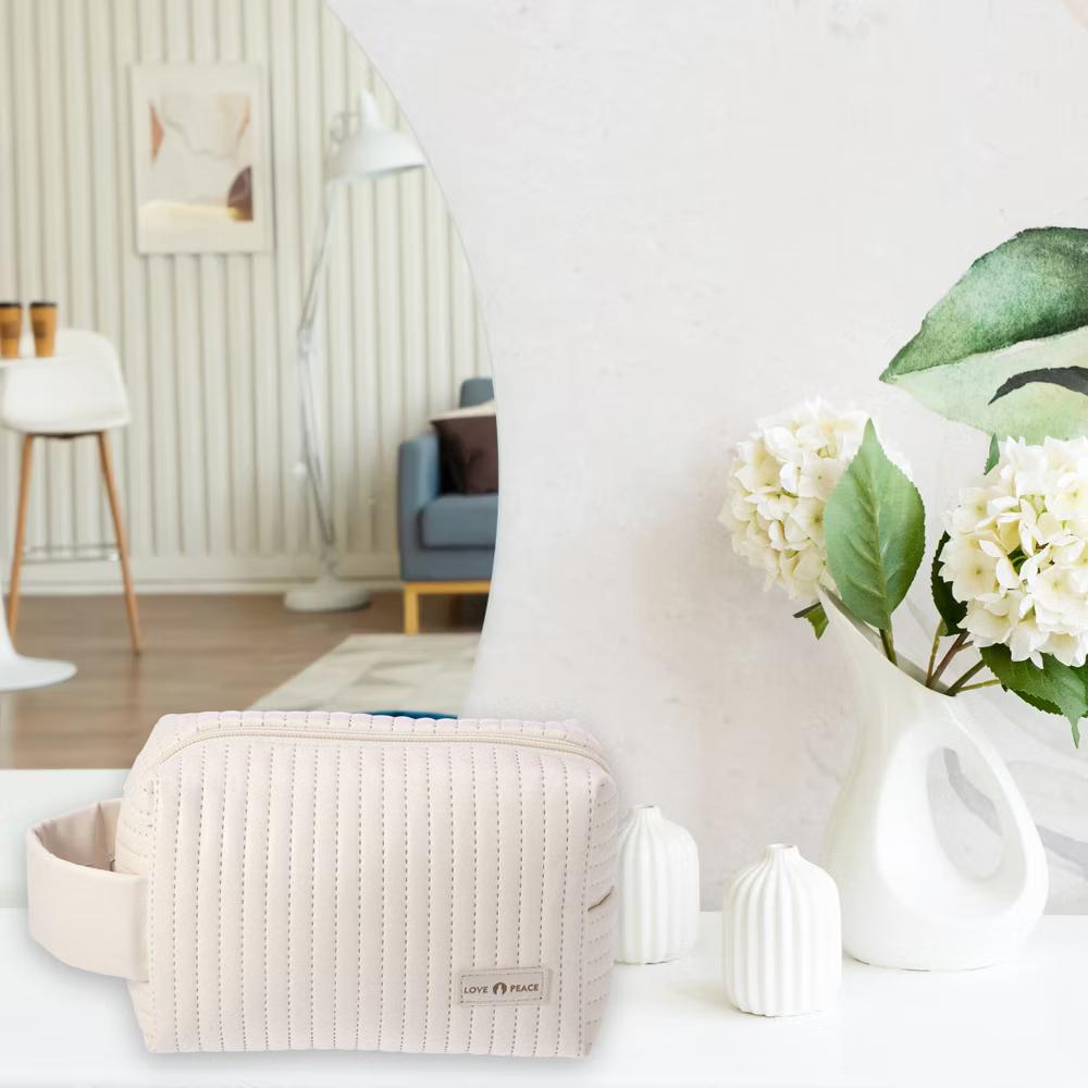 Faux Leather Small Makeup Bag - Image 6