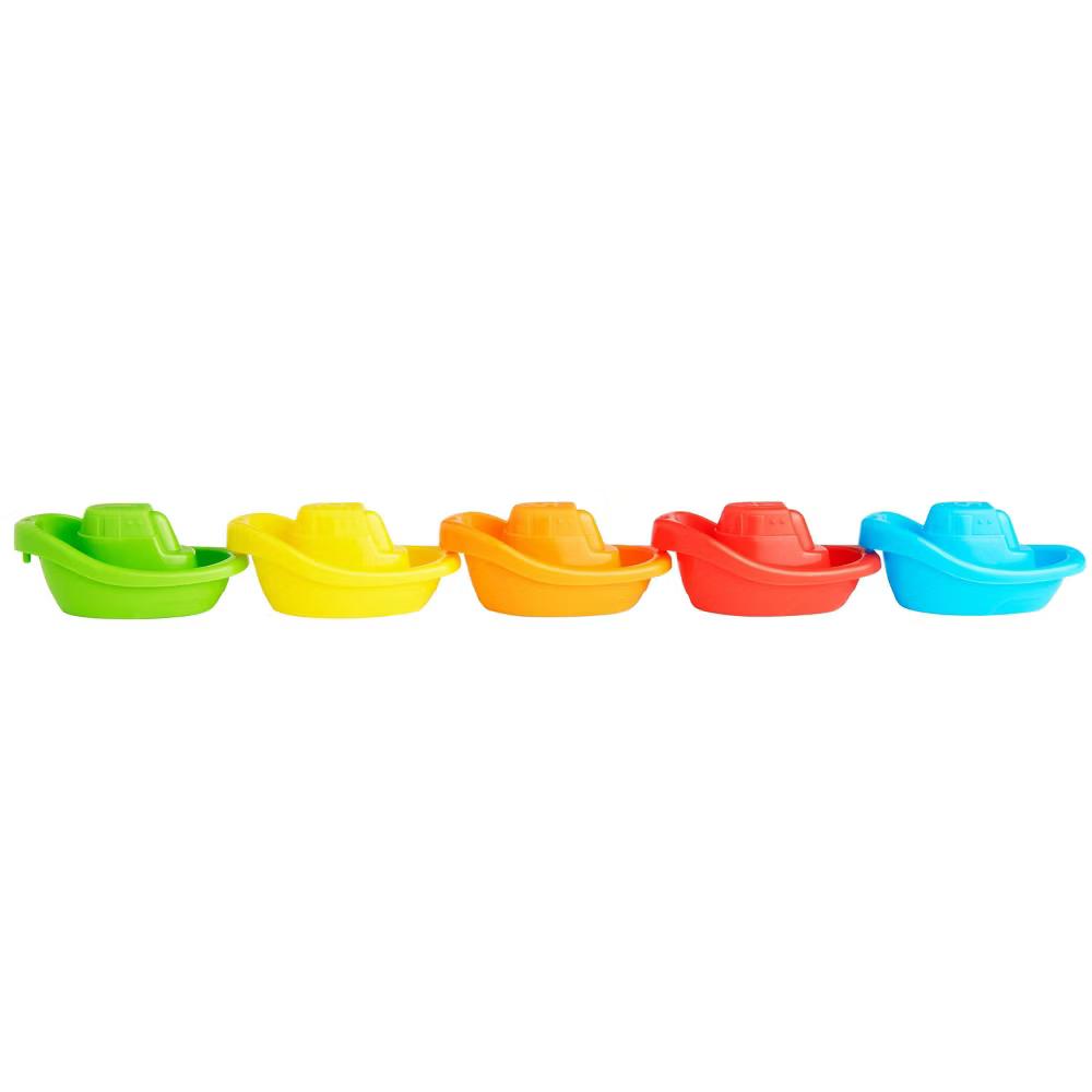 Fleet Of Five Boats Bath Toy