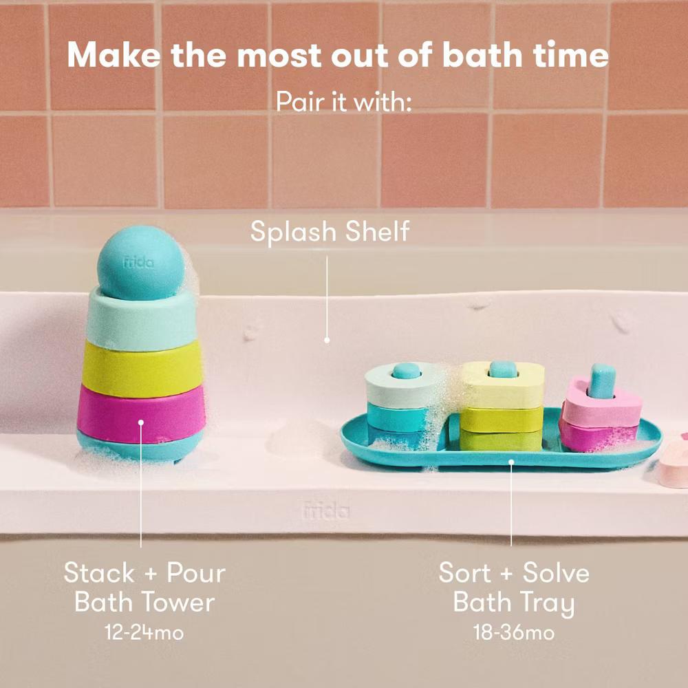 Sort + Solve Bath Puzzles, Age 18-36m - 10pc - Image 3