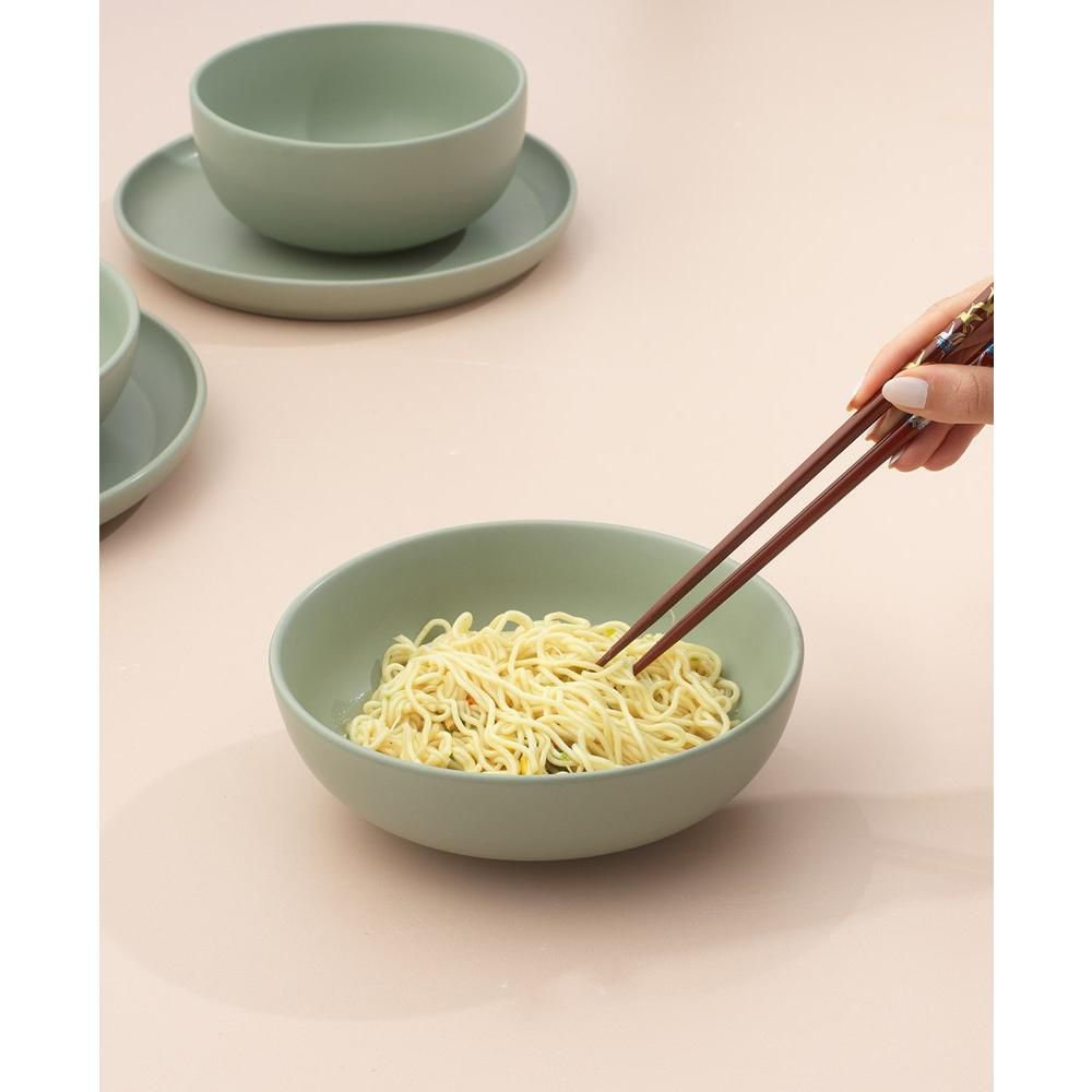 JoyJolt Mesa 4-Piece Stoneware Pasta Bowls Set – 30oz - Image 24