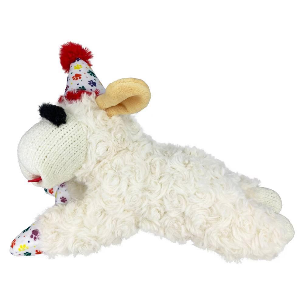 Birthday Lamb Chop Dog Toy - M: Interactive Plush, Occupy & Cuddle Toy, 4.2 oz - Image 2