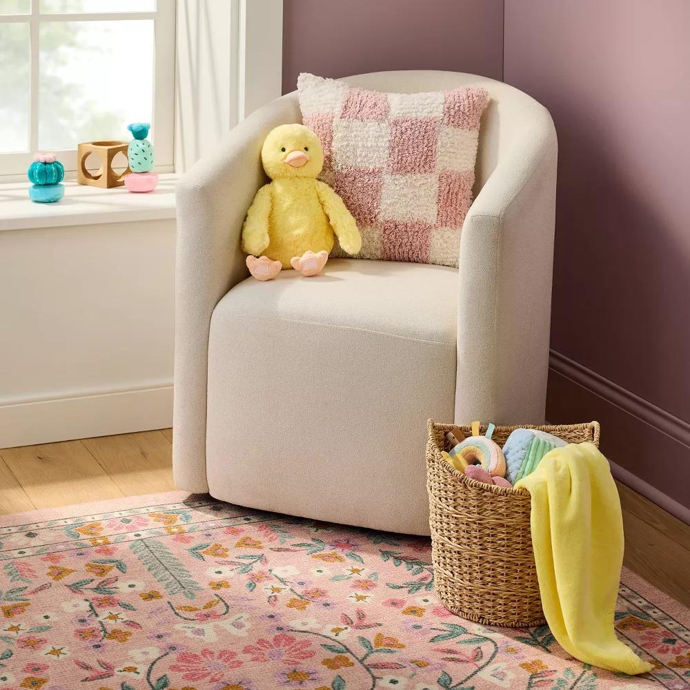 Plush Blanket with Soft Toy - Duck - Farm Animals Theme, 40" Height, 1.04 lbs Weight - Image 3