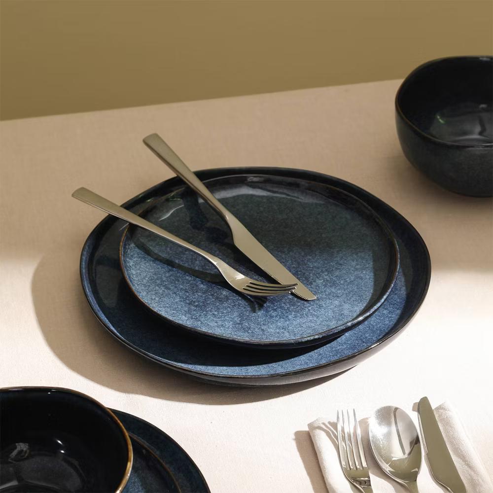 24pc Mirella Stoneware Dinnerware Set