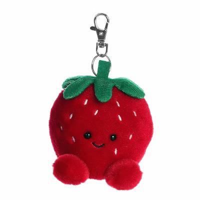 Mini Juicy Strawberry Palm Pals Adorable Clip-On Red 4" - Image 2