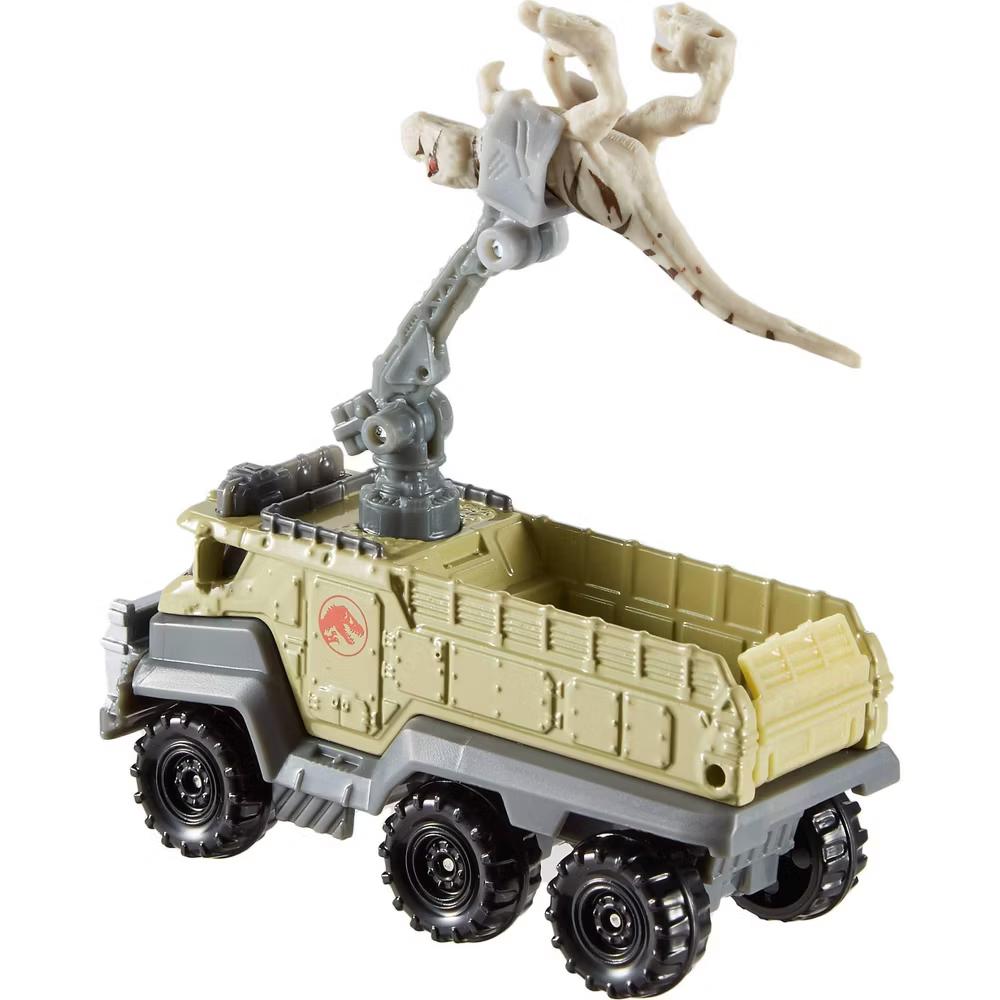 Matchbox Jurassic World Rebirth Dino Transporter Toy Car or Truck and 1-2 Mini Dinosaurs (Styles May Vary) - Image 3